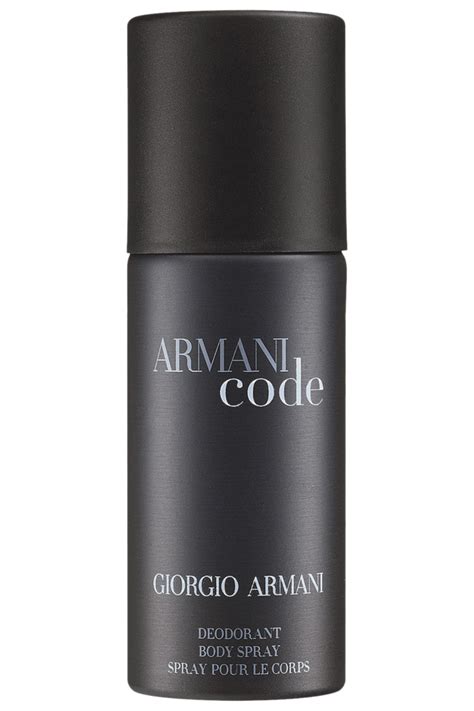 armani code deodorant spray.